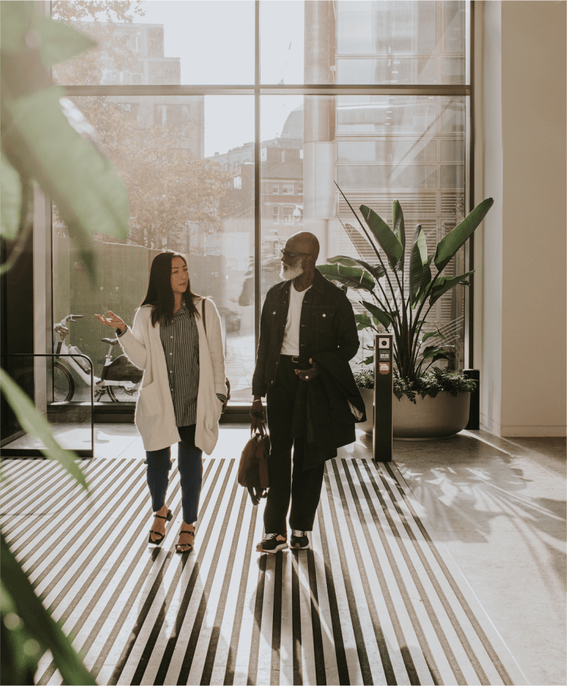 kpCompanies recruiters collaborating with a client leadership team